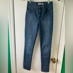Levi’s 721 High Rise Skinny Jeans Womens Size 25 Blue